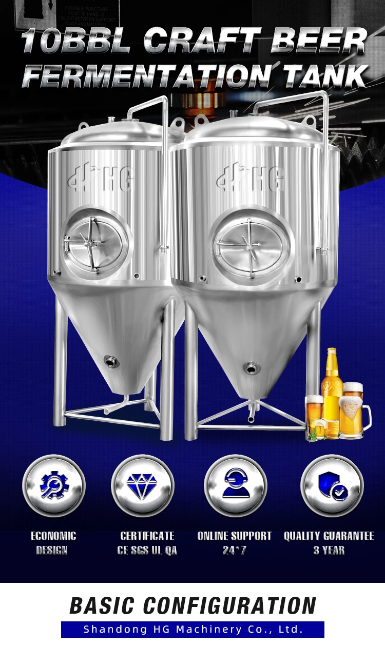 Conical 1000L Cider Fermentation Tanks Fermentation Tank Equipment