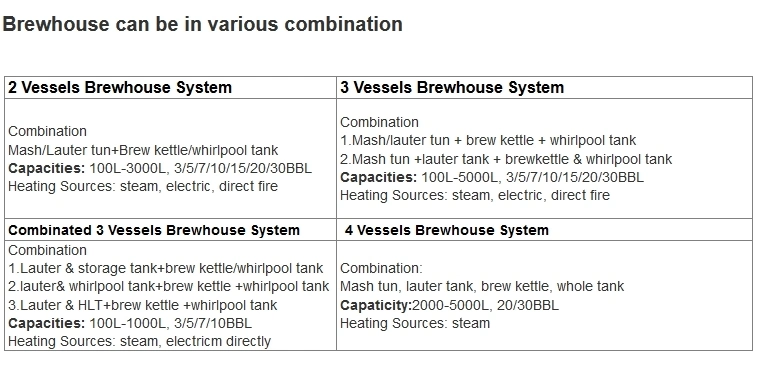 Special Hot Selling 1000L- 2000L Multifunctional Micro Winery Brewery Equipment