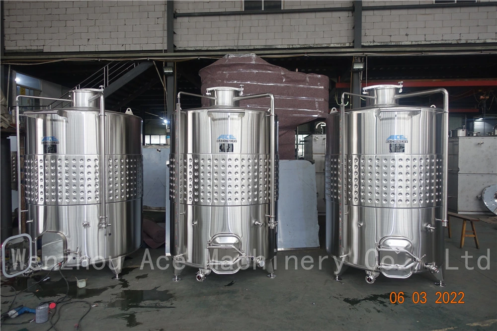 Jacketed Wine Fermenter Beverage Cider Fermening Used Winery Equipment